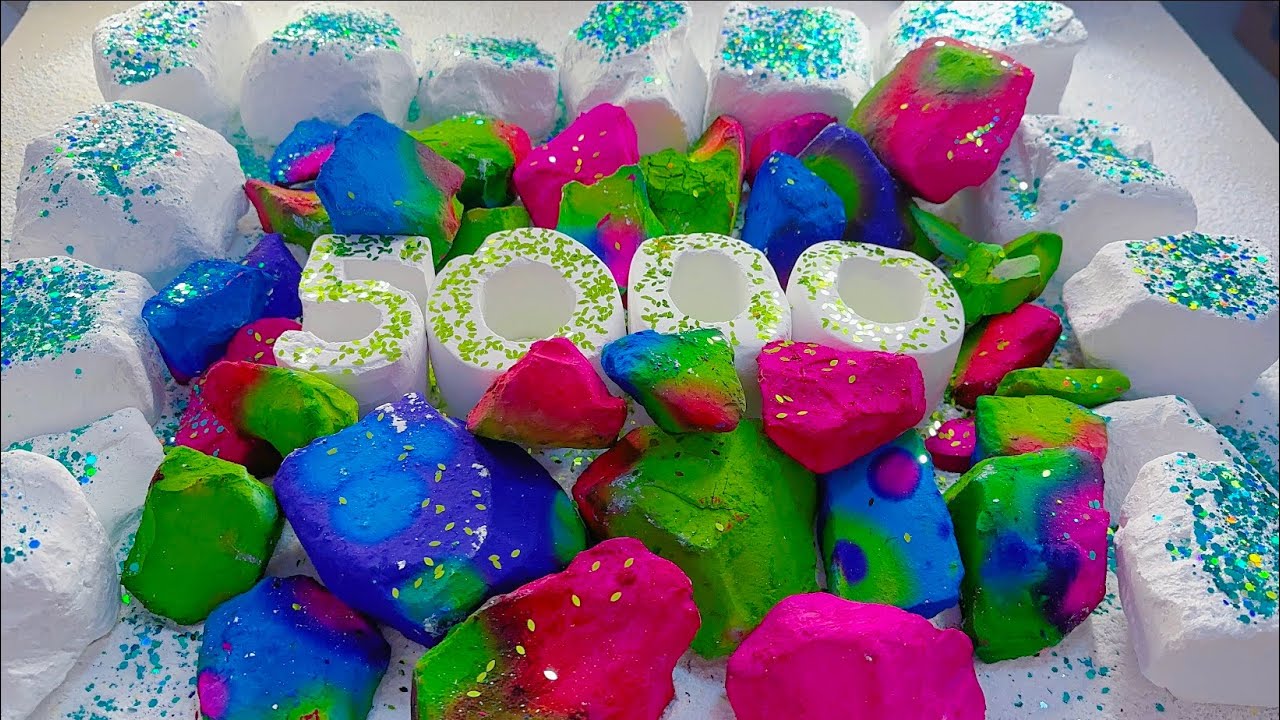  🥳🥳5k subscribers! Thank you all so much – dyed jumbo chalk for everyone! 🎉