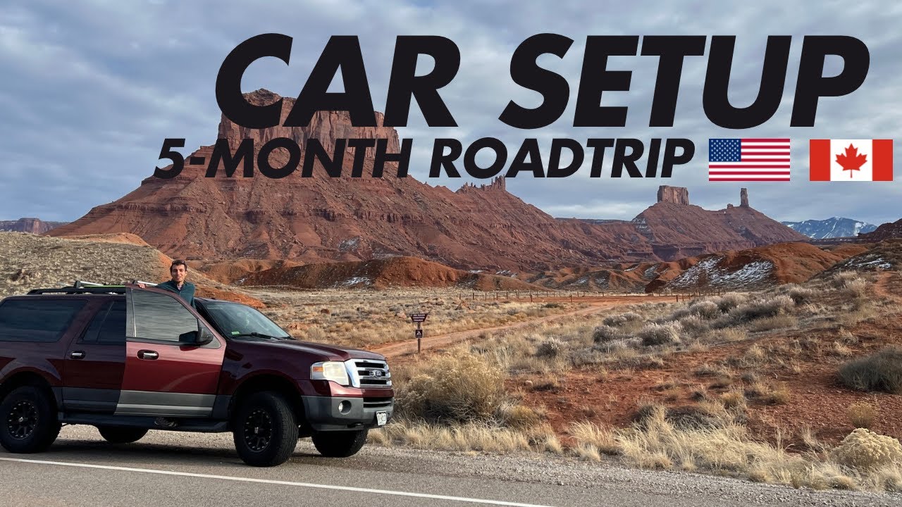 Our car setup for a 5-month roadtrip across North America