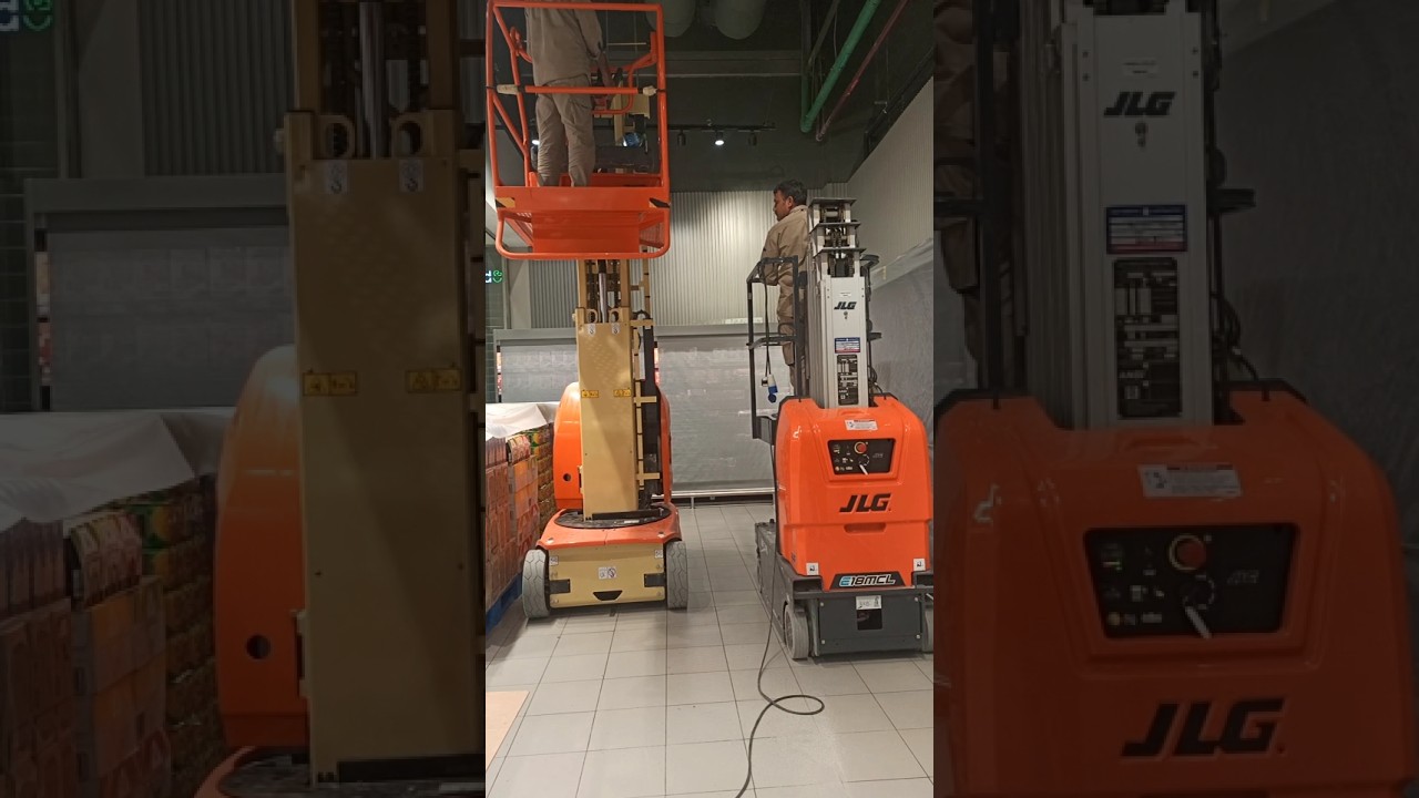 JLG Toucan 8E-L🤯 | Vertical lift 🛗 #shortsfeed #shorts #engineering