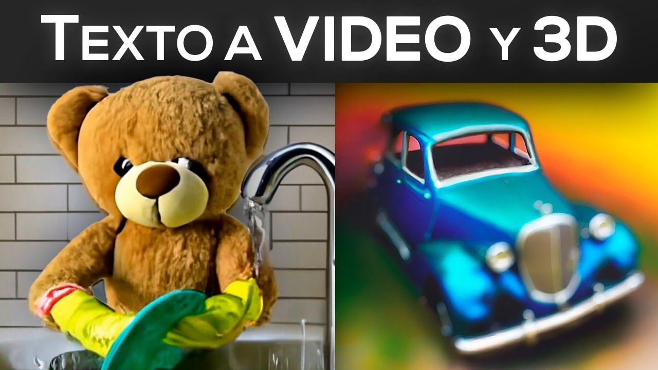 ¡Y AHORA la IA también crea VÍDEOS y MODELOS 3D! (de DALL-E 2 a DreamFusion)