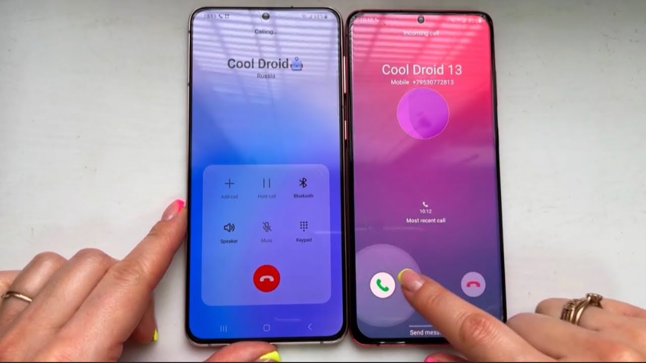 Samsung Galaxy S20+ vs Samsung S21+ / Conference calls / incoming and outgoing calls