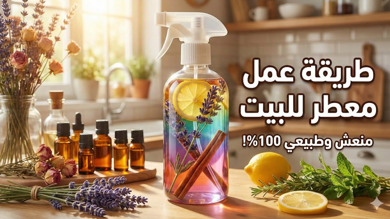 طريقة عمل معطر للبيت 🌸 مكونات بسيطة ونتيجة مذهلة