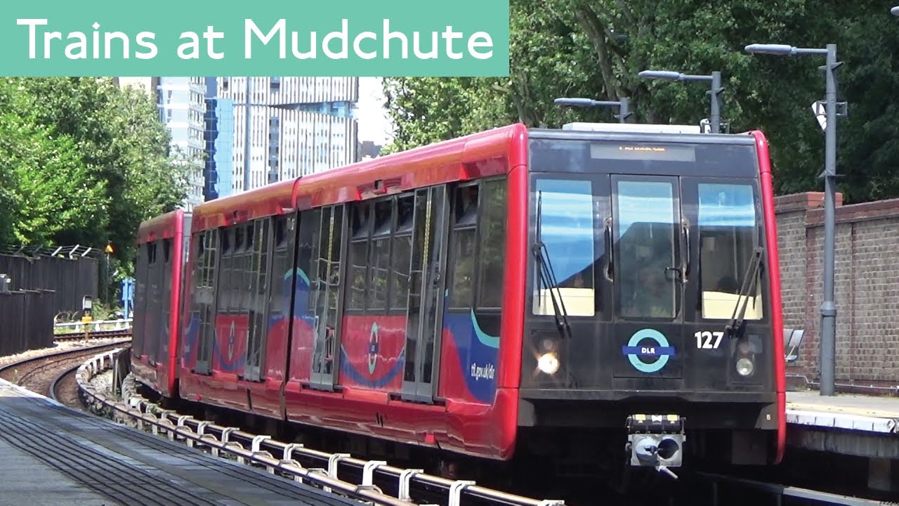 DLR Trains At Mudchute