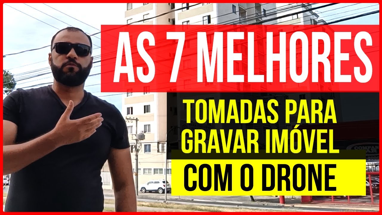 AS 7 MELHORES TOMADAS PARA GRAVAR IMÓVEIS COM DRONE PARA INICIANTES | Gravado com drone DJI Mini 2