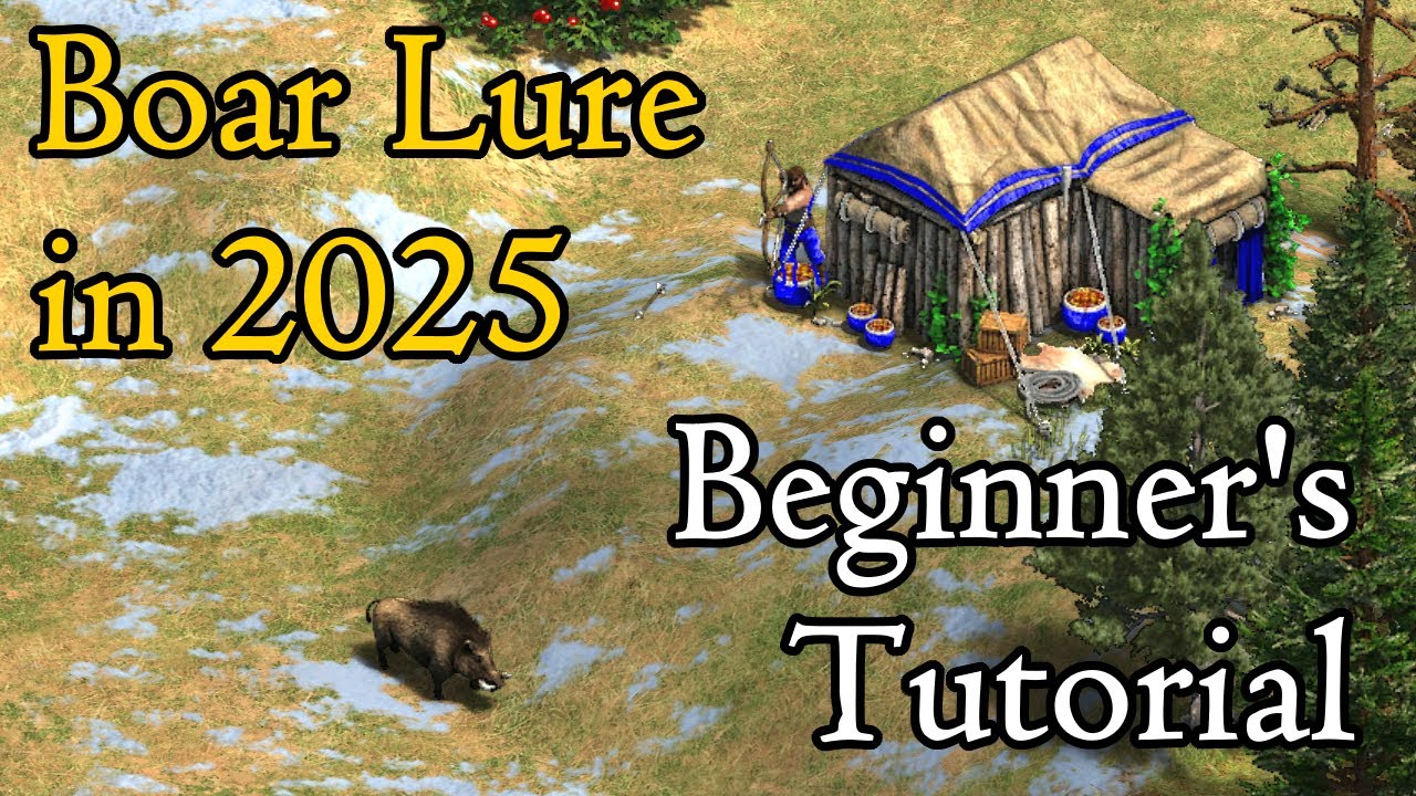 Как приманить кабана в 2025 году (руководство для начинающих AoE2DE)