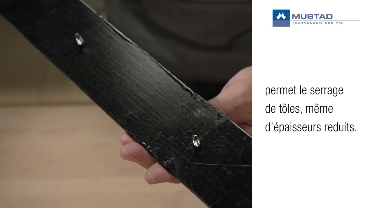 DRILLEX® Autoforeuse MUSTAD - vis autoforeuse pour fer, tôle, aluminium et alliages
