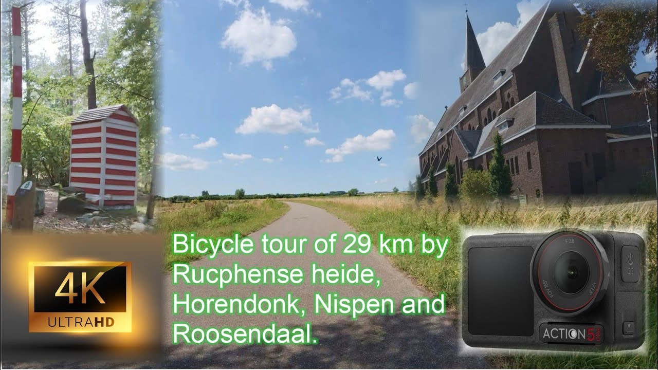 Cycling in the Netherlands (Smokkelroute oost), bicycle tour 10-7-2025  - DJI Action 5 Pro