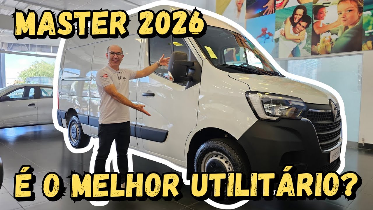 UTILITÁRIO QUE FICOU AINDA MELHOR ! Renault Master L2H2 2026!