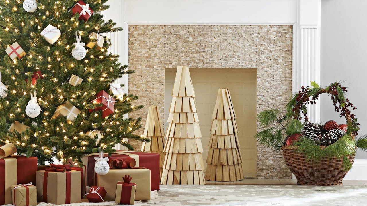 Trio of Holiday Shim Trees