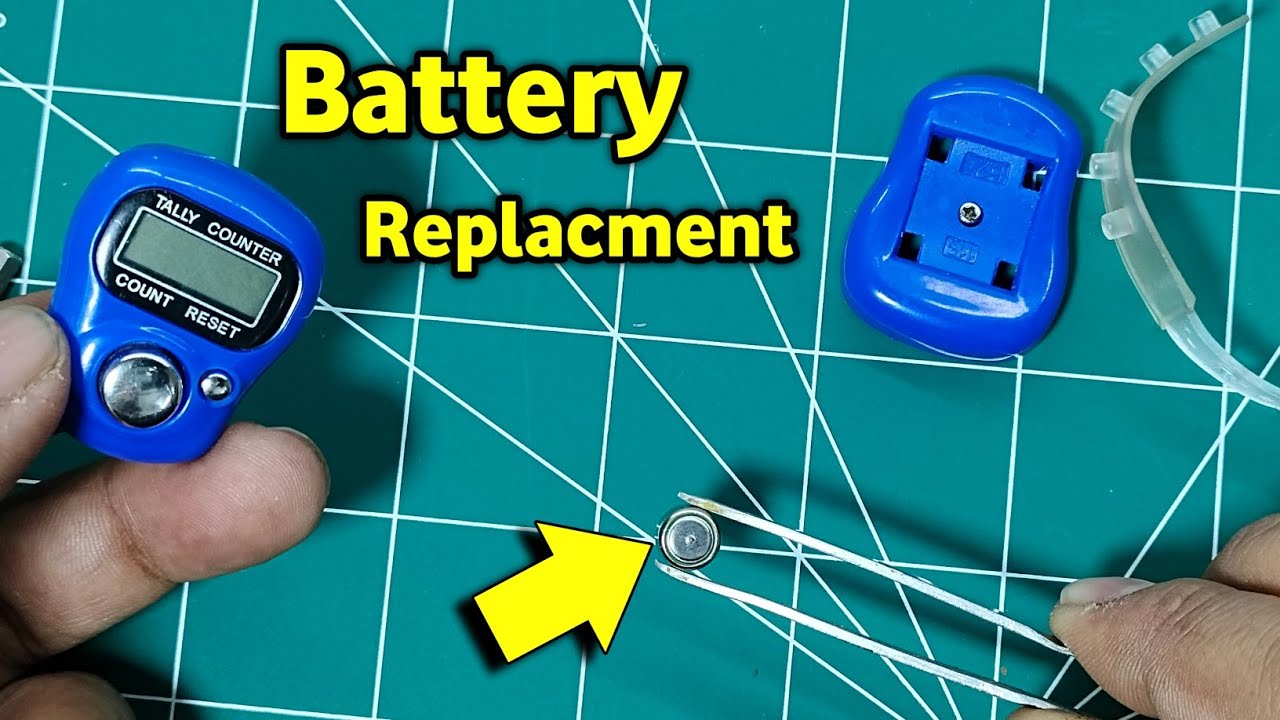 Tally Counter Battery Change | Tally Counter Watch Battery Replacement | How To Open Tally Counter