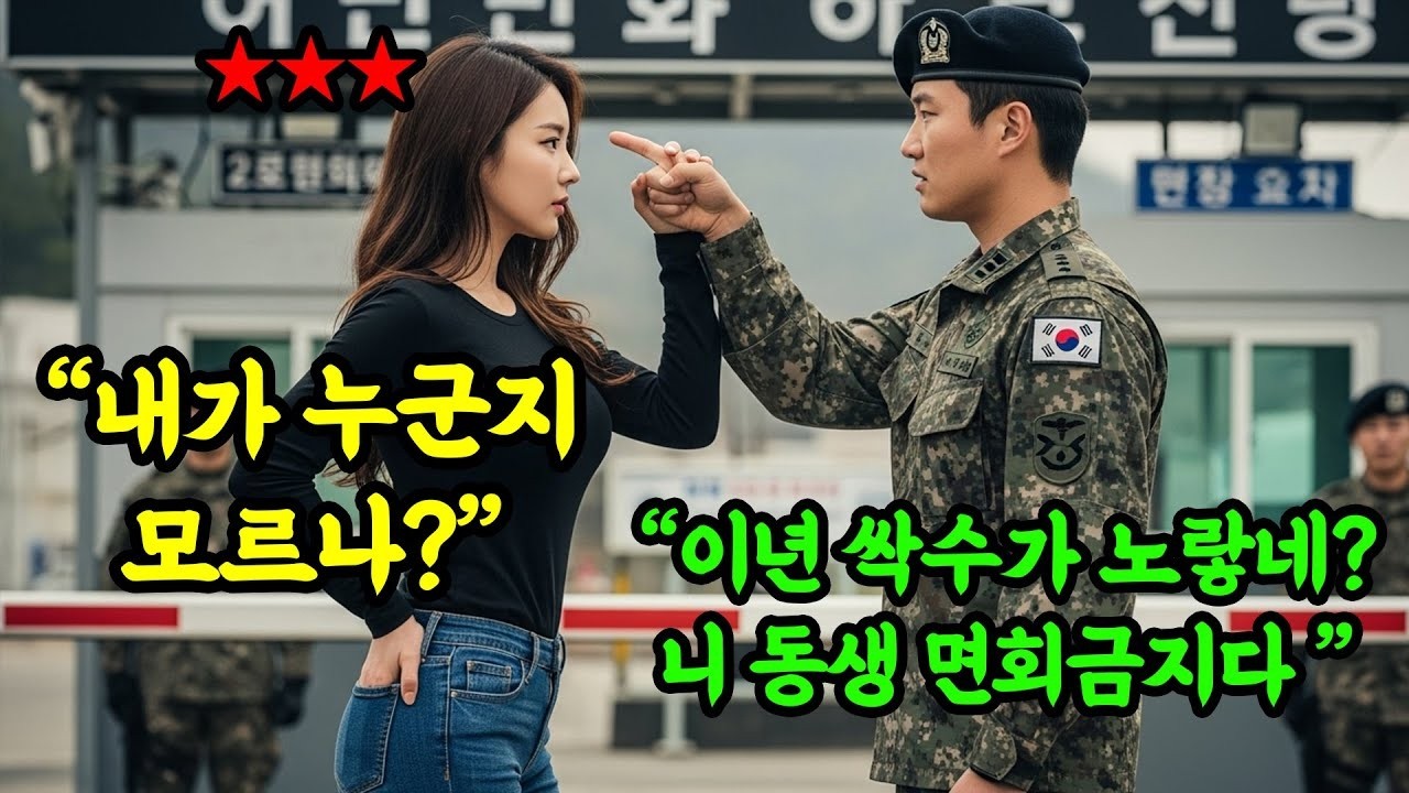 다친 남동생 면회 갔다가 개무시당한 여자 장군, 그녀의 정체가 드러내자 부대는 초비상!  #오디오북