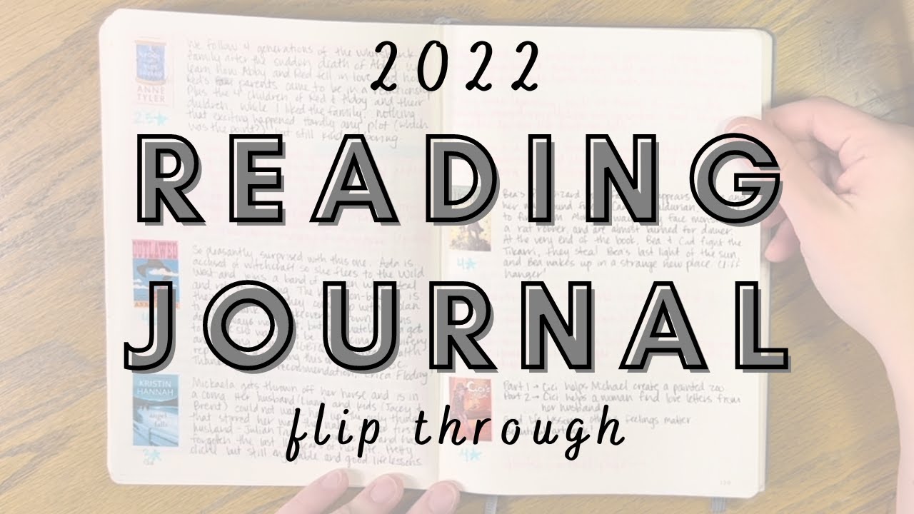 2022 Reading Journal FLIP THROUGH