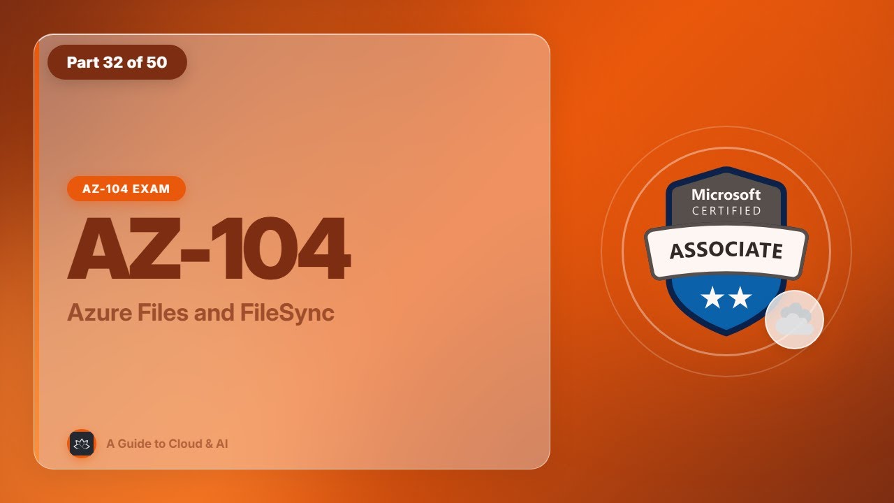 Экзамен AZ-104, часть 32: Файлы Azure и FileSync