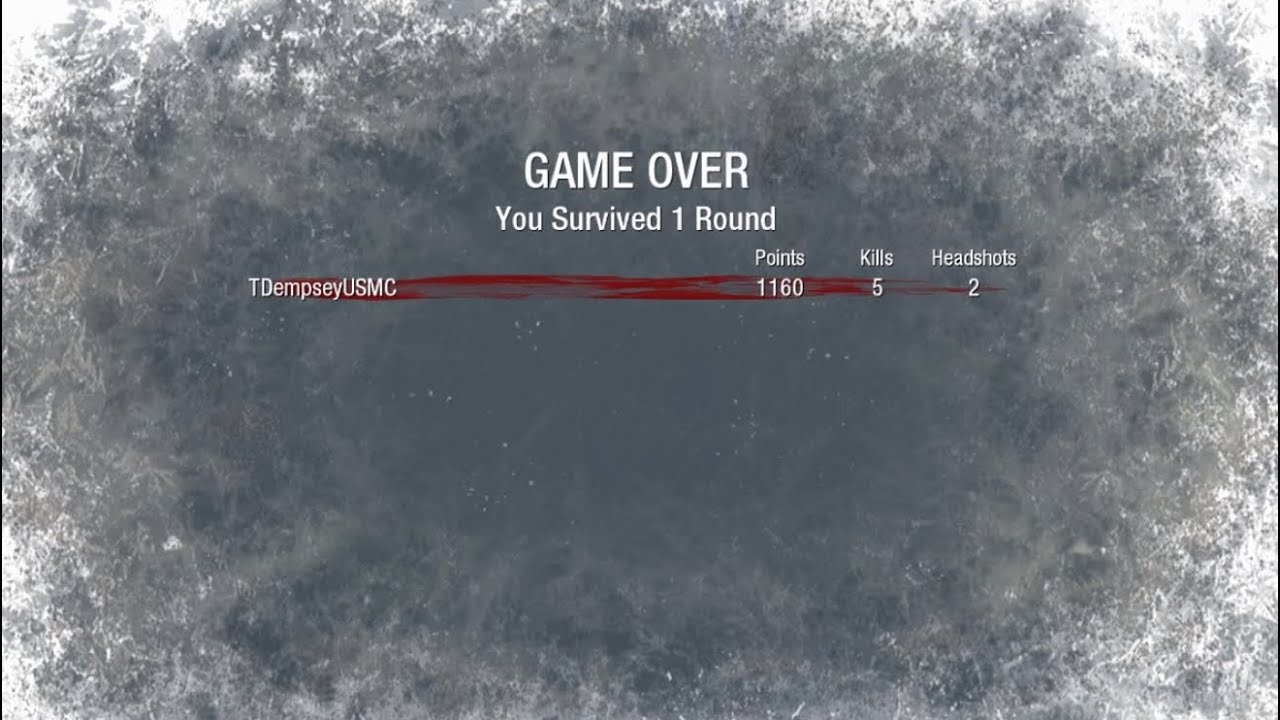 All Black Ops Zombies Game Over screens and music