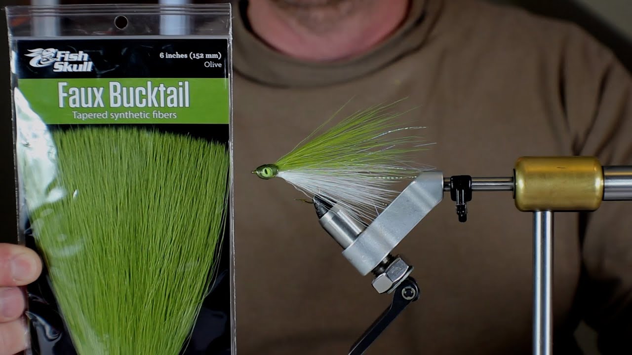 Fly Tying: Fish-Skull Faux Bucktail Baitfish