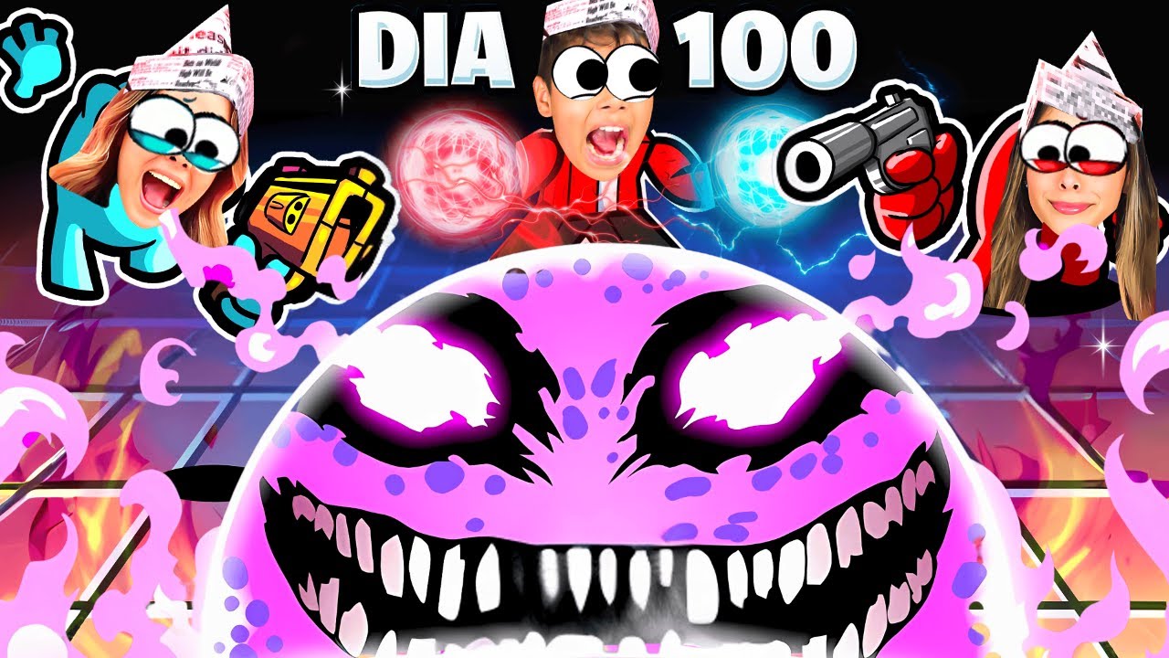 VOCÊ CONSEGUE SOBREVIVER 100 DIAS CONTRA O SUPER BOSS GIGANTE ?!😱🔥
