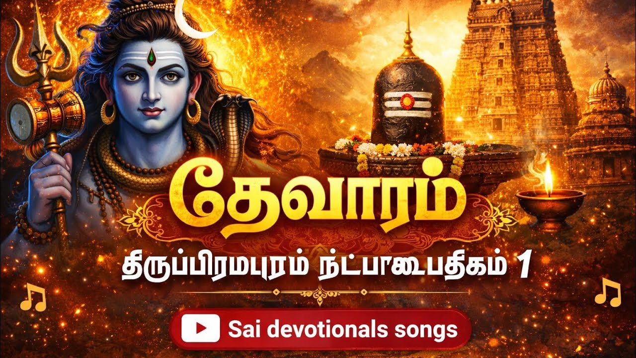 தேவராம் |திருப்ரம்மப்புறம் நட்டபாடை | சிவன் பாடல் 