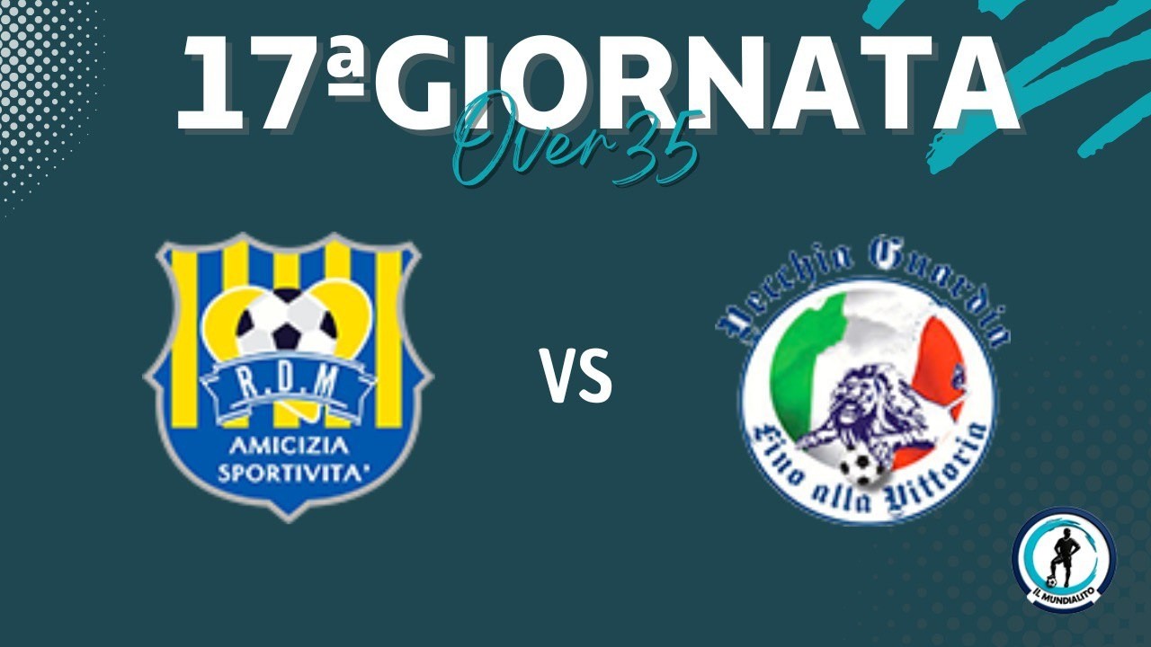 Il Mundialito Tna Over35 2025/2026, 17^giornata: Resto del Mondo - Vecchia Guardia 1926