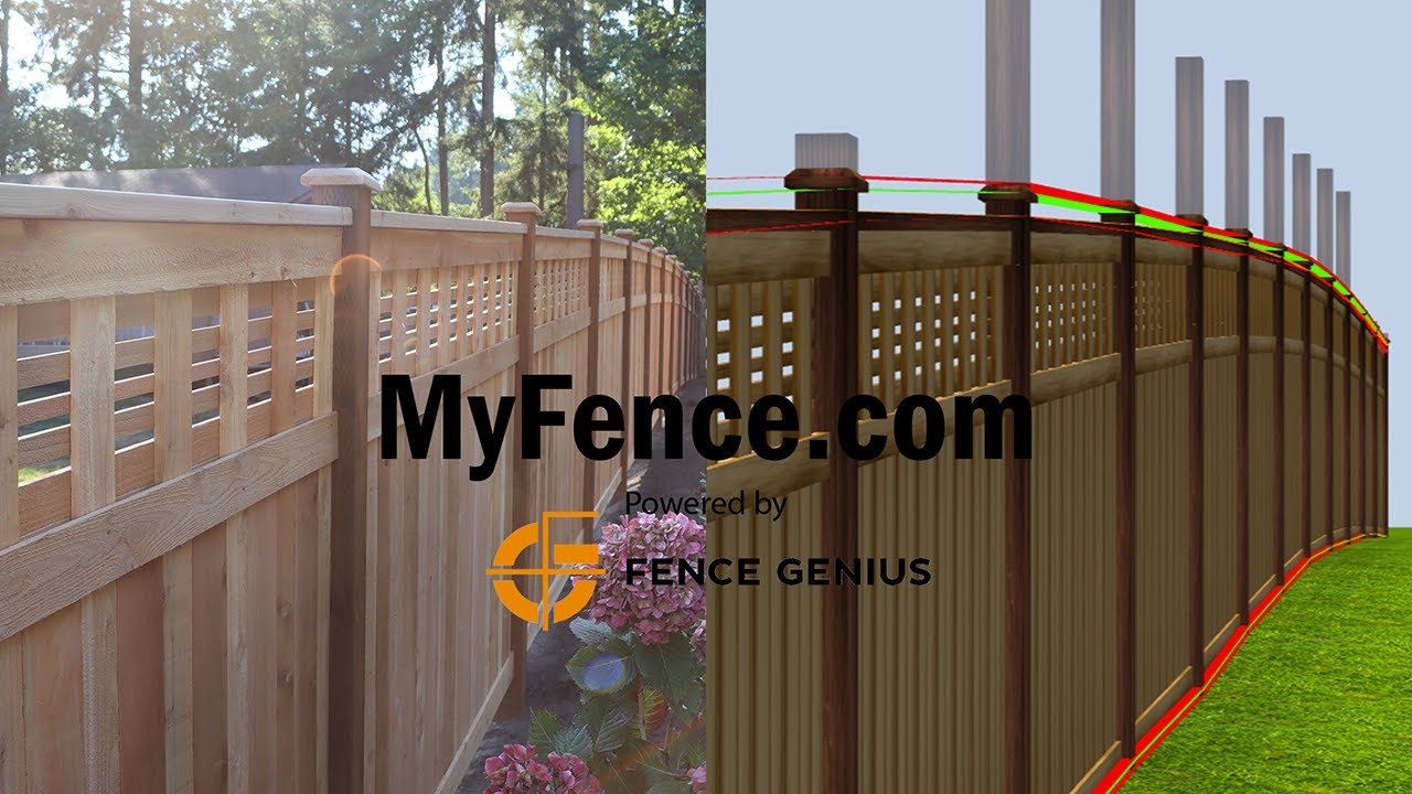 12 Custom, Lattice Fence Panel Installation