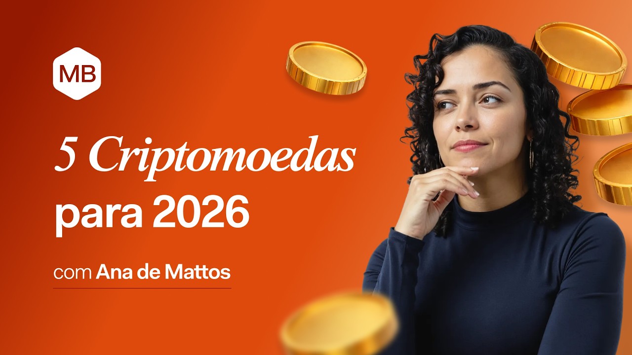 5 CRIPTOMOEDAS para 2026: GUIA DEFINITIVO para montar a sua CARTEIRA CRIPTO