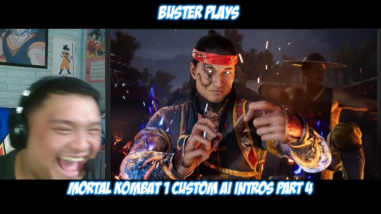 Buster Reaction to @OddgiantAF | Mortal Kombat 1 Custom AI Intros Part 4