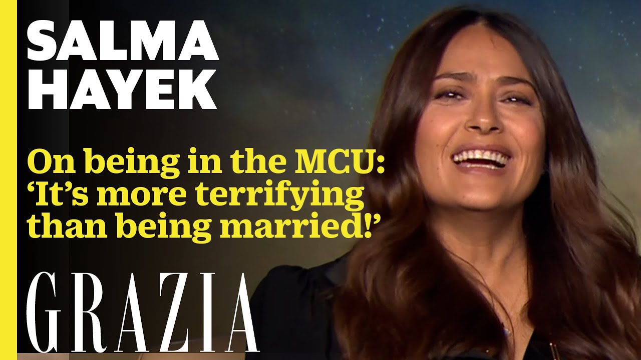 Salma Hayek Talks Improvising with Angelina Jolie, Overcoming Yourself + Gushes Over Kit Harrington!