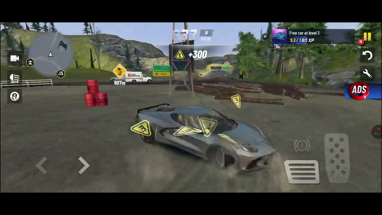 Extreme car driving gameplay