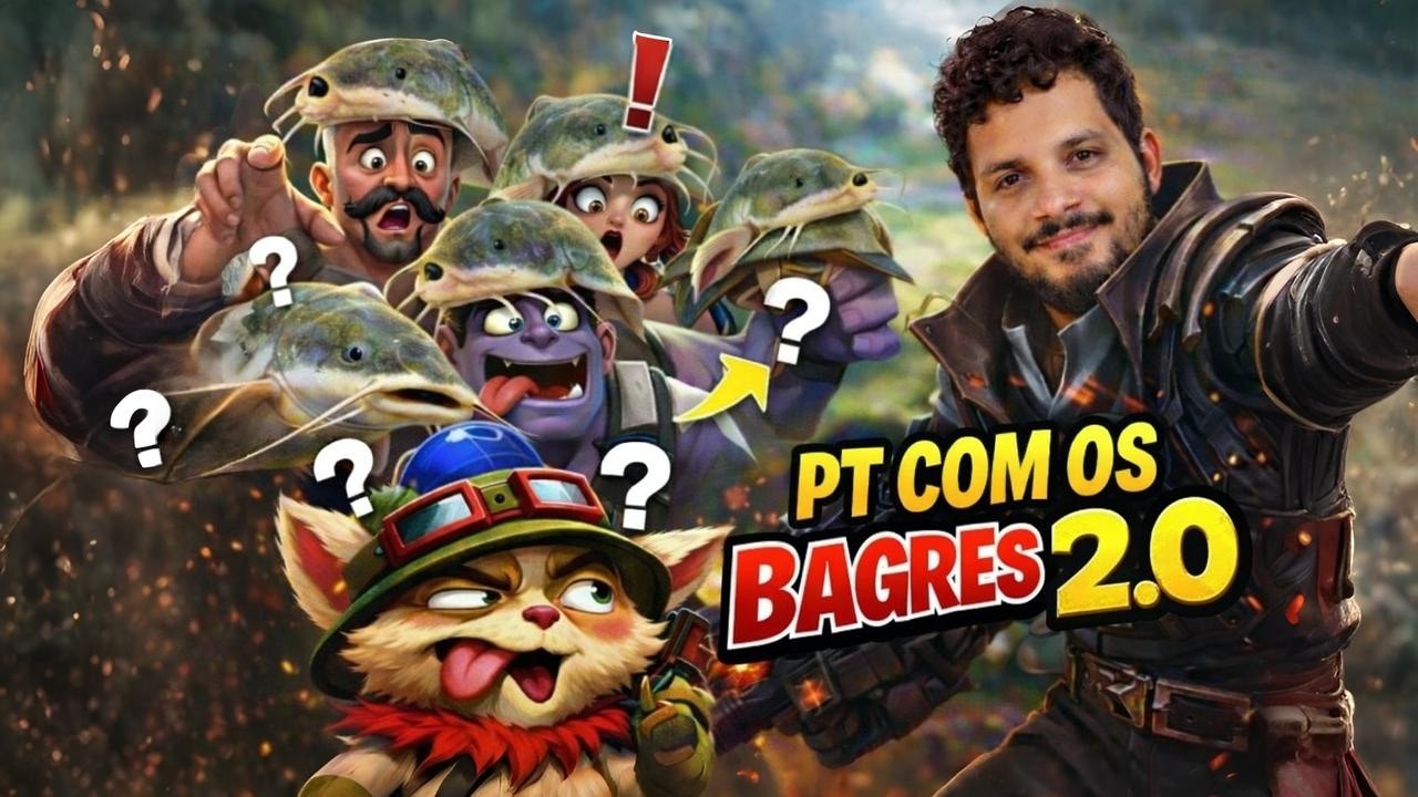 ESSA PARTIDA COM OS BAGRES ME SURPREENDEU ! WILD RIFT