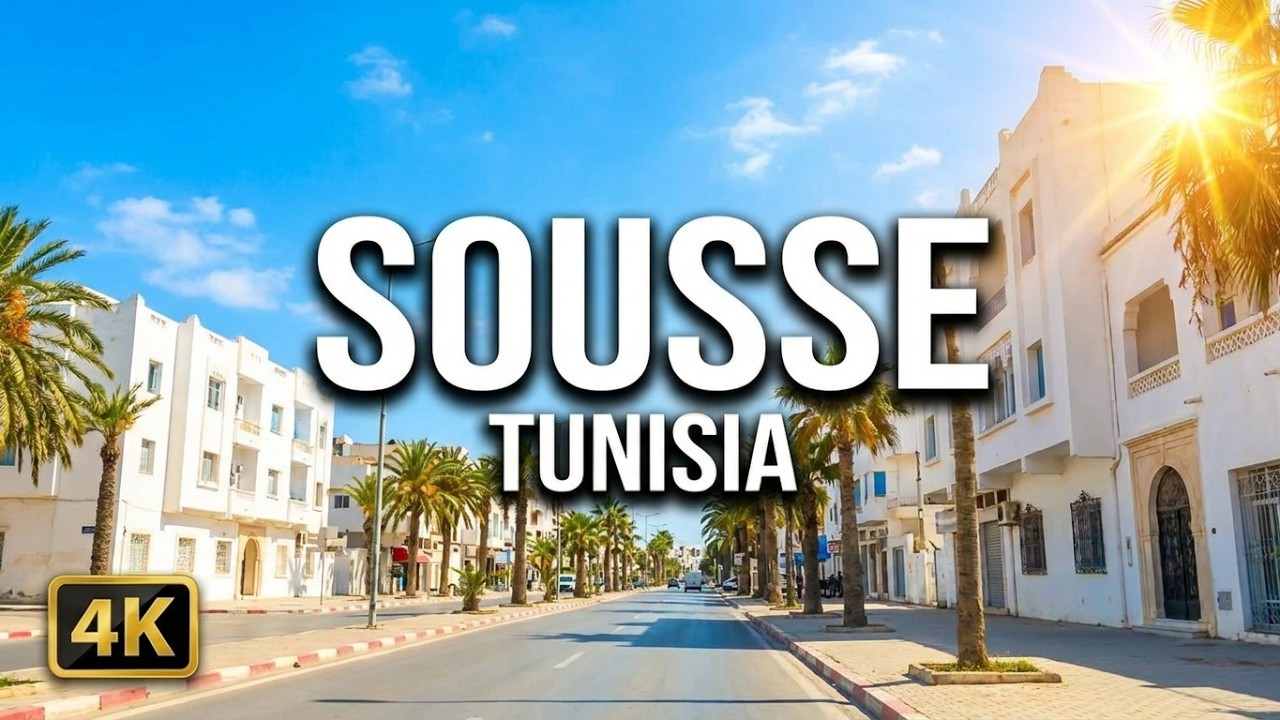 Sousse 🇹🇳 | Driving Tour 🚗✨