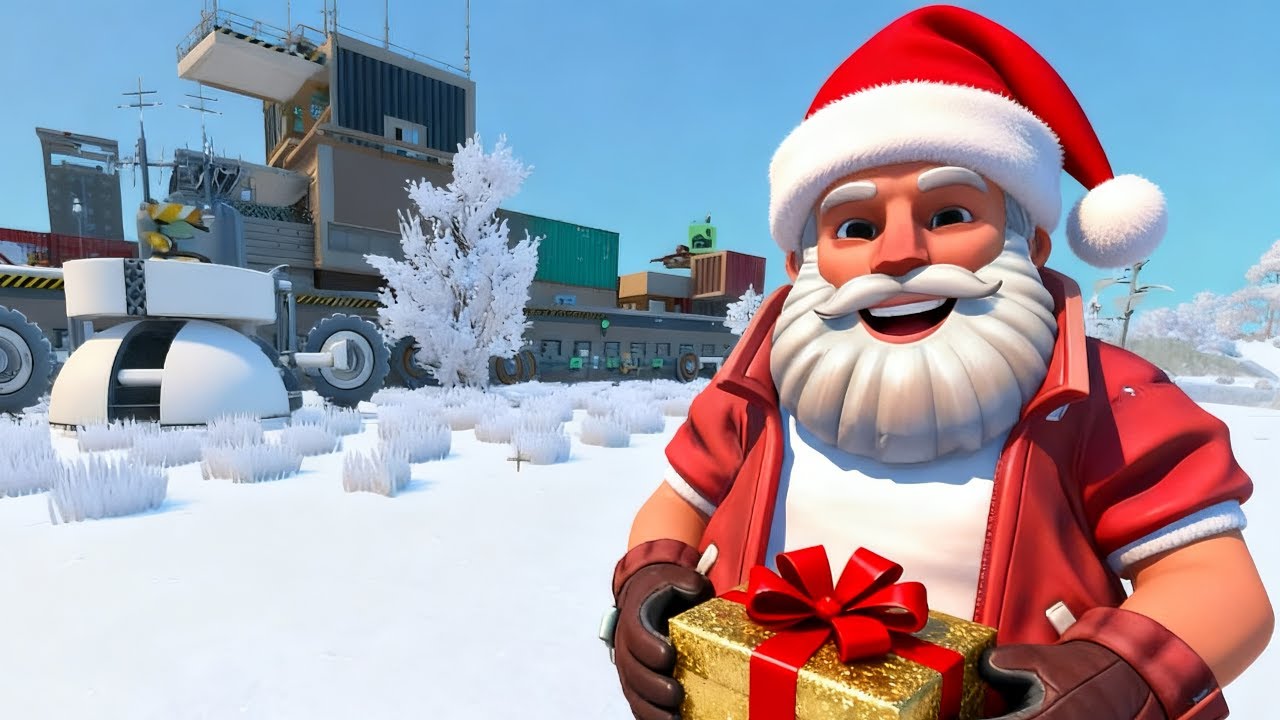 Scrap Mechanic Christmas Special 2025 🎄 Snowman, Lights & Tree Build! (4K) | Scrap Mechanic part 45