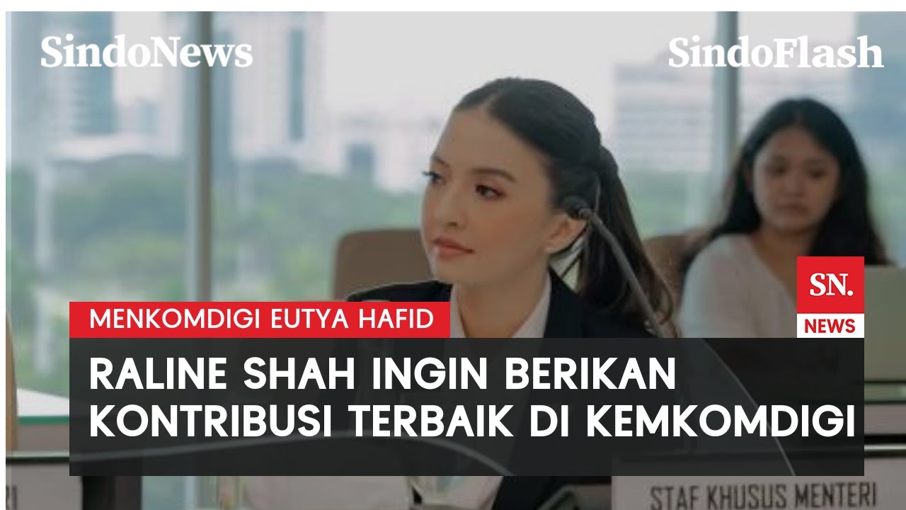 Punya Koneksi Internasional Kuat, Raline Shah Kaget Ditunjuk Jadi Stafsus Kemkomdigi | Sindo Flash