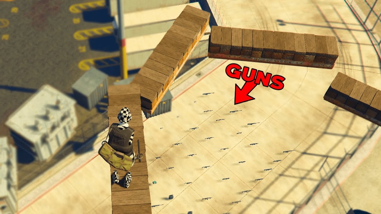 GTA 5 Online Parkour - CHALLENGING PARKOUR