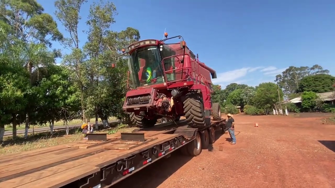 Levando a CASE 2388 pra outra área 