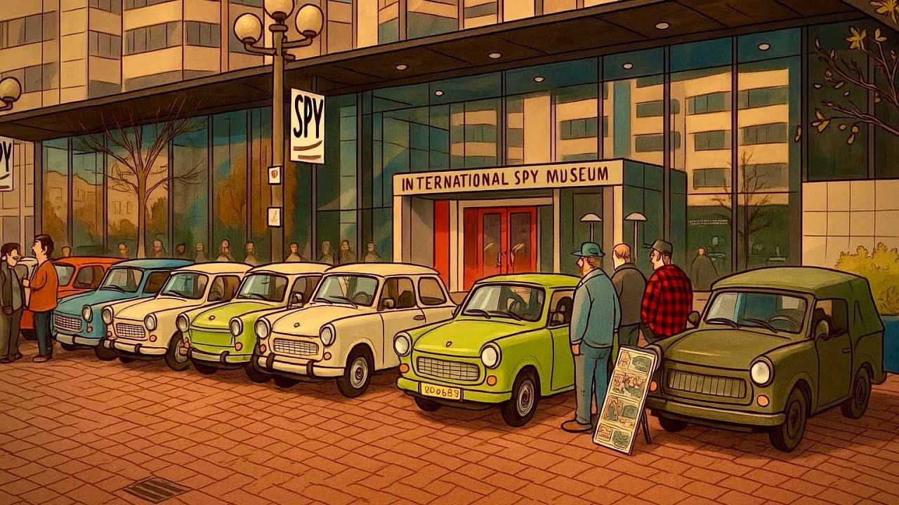 Trabant invasion of Washington D.C.. 2025 Spy Museum