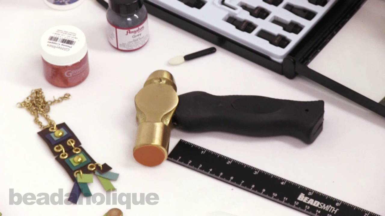 Finishing Techniques for Faux Leather with Melissa Cable