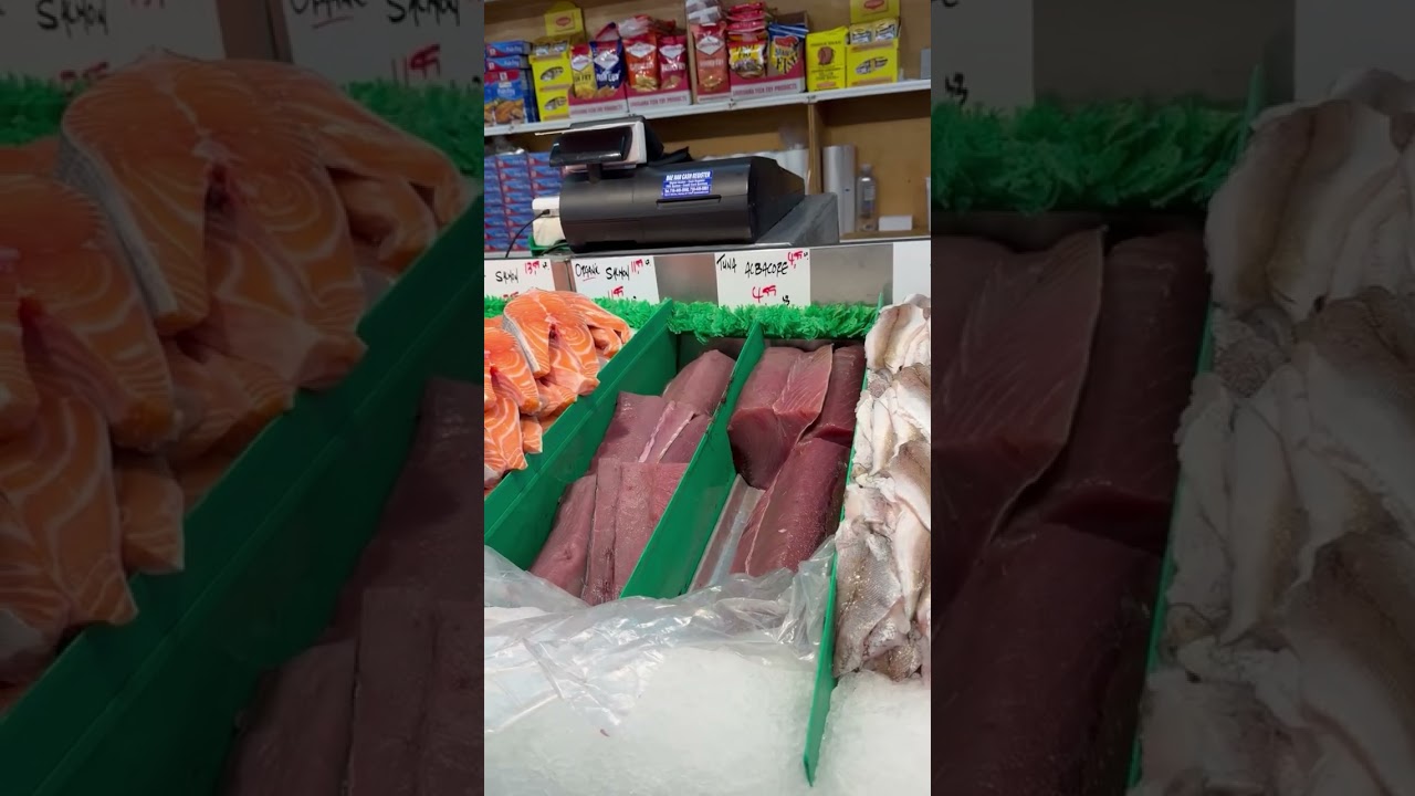 নিউইয়র্কে মাছের বাজার || Local Fish market in New York 