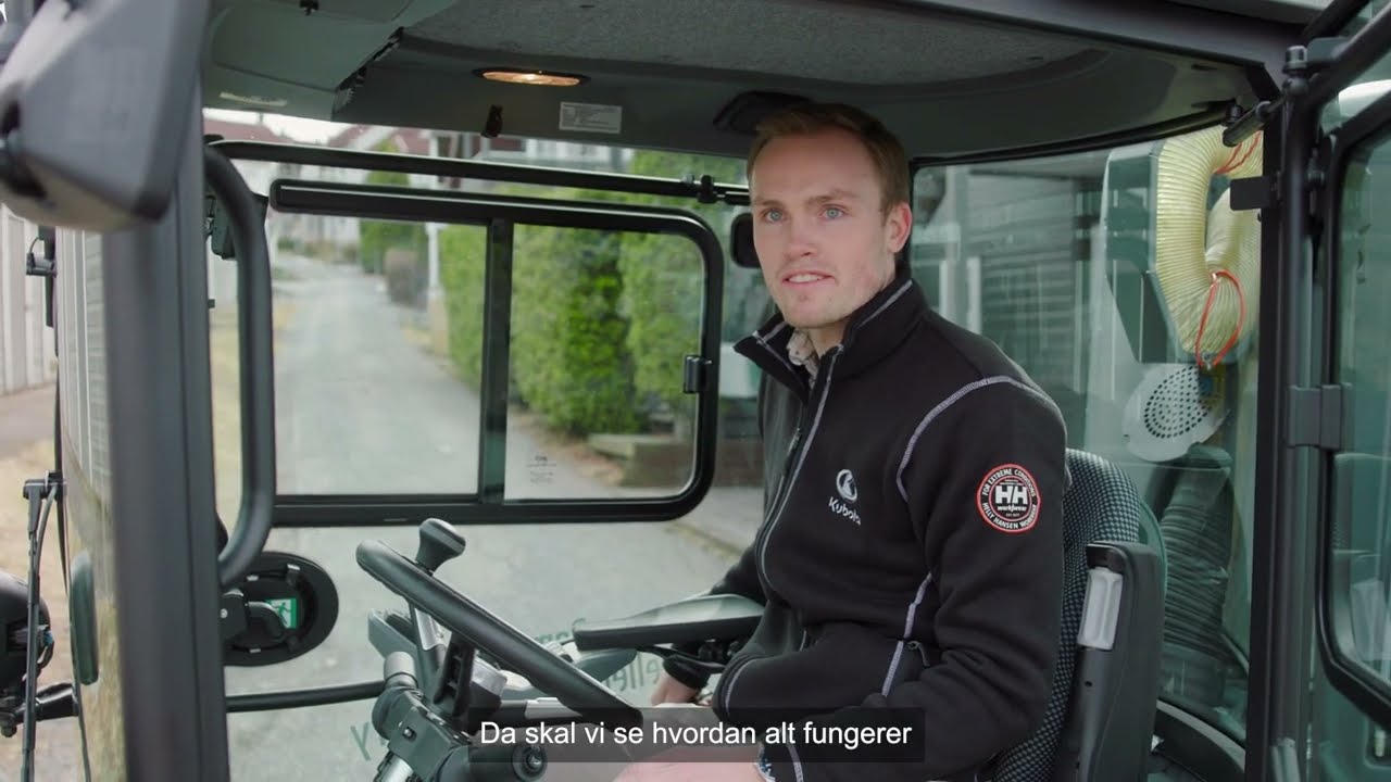 Gjennomgang av feiemaskinen - Kärcher MIC 35