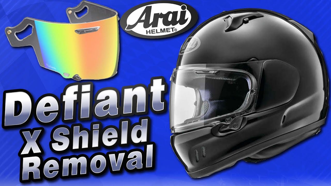 Как заменить защитный экран Arai Defiant-X | Экипировка для спортивных мотоциклов и треков