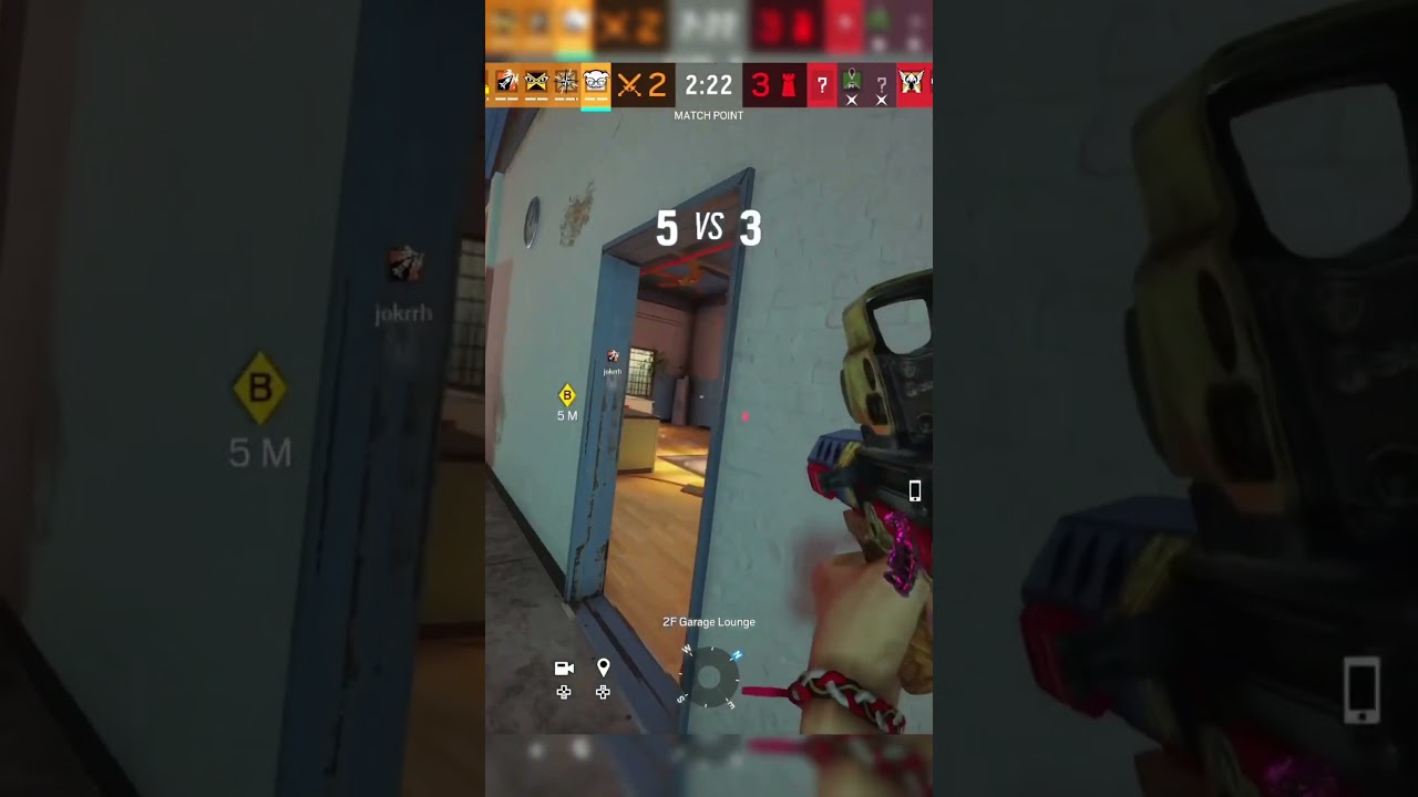 1 mag three kills #r6 #siegegameplay #gaminghighlights #triplekill #rainbowsixsiege #clutchplays