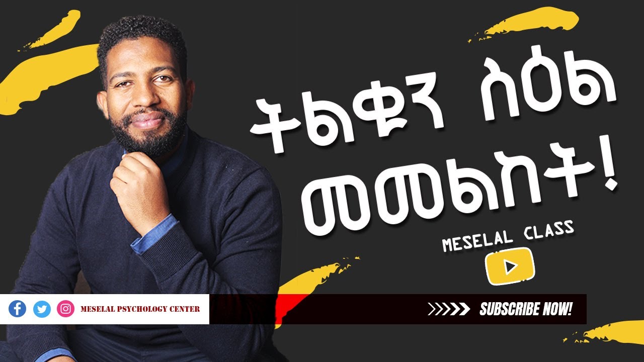 ሙሉን ነገር/ታሪክ መመልከት | Meselal Class EP 01| Beyond the sum: The Magic of Holism | Psychology in Amharic