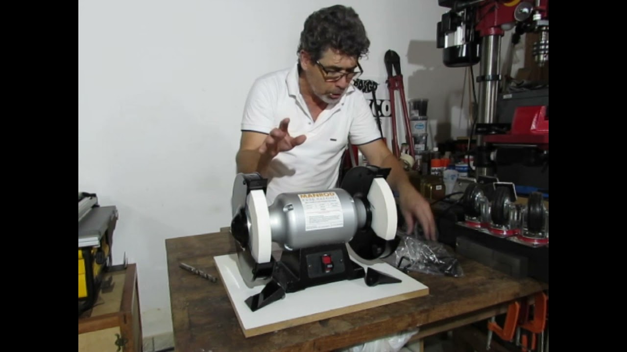 MOTO ESMERIL PARA AFIAÇÃO MR - 032-50 MANROD ( BAIXA ROTAÇÃO )