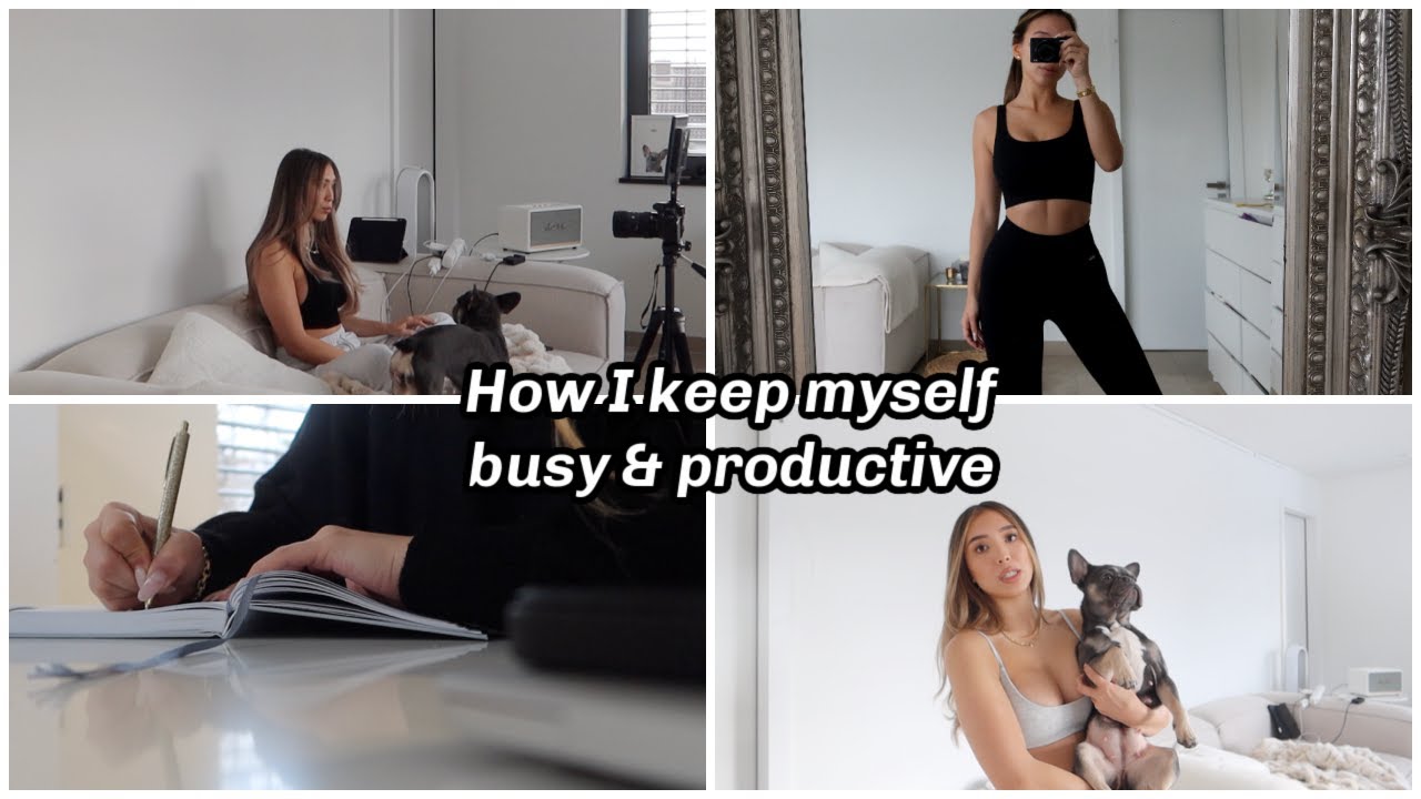 VLOG: Productive Day + Motivation Tips 🤍  (Training, Organizing, Work)