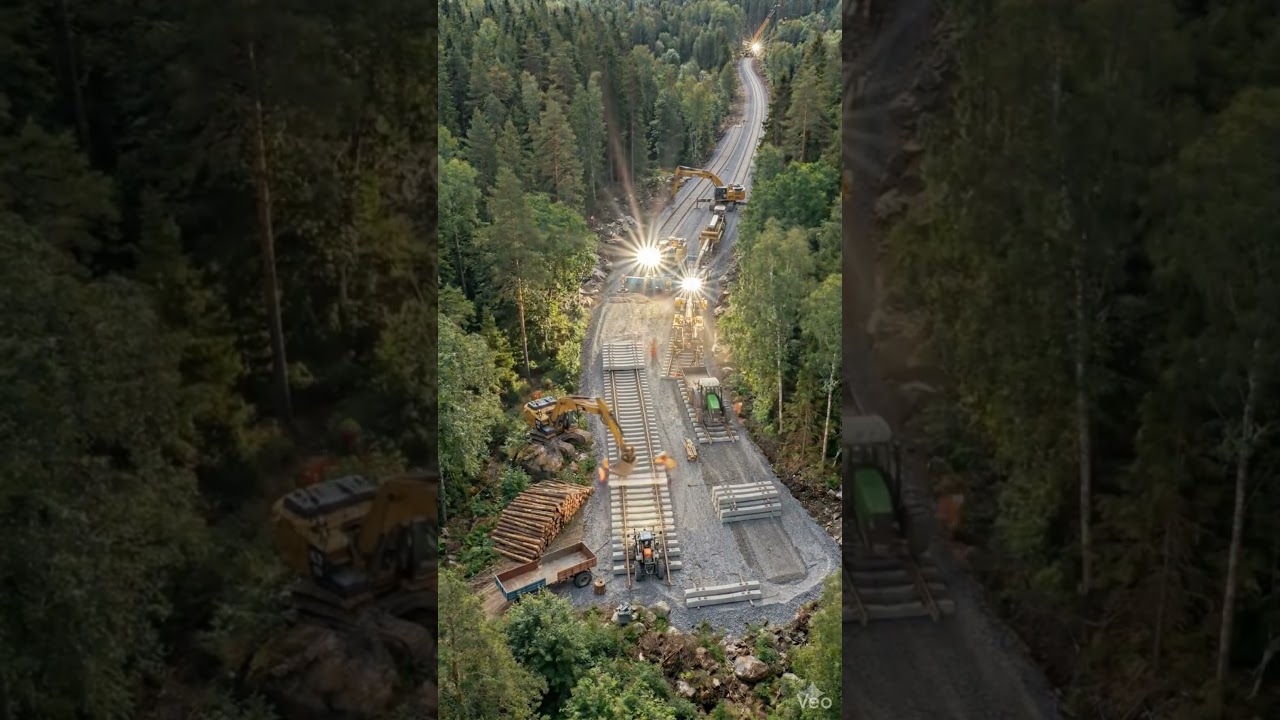 They Built a Railway Through the Mountains! 🚂😱