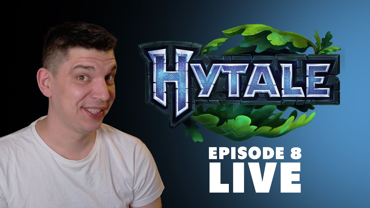 Bygger En BOSS Portal | Hytale #8 (LIVE)