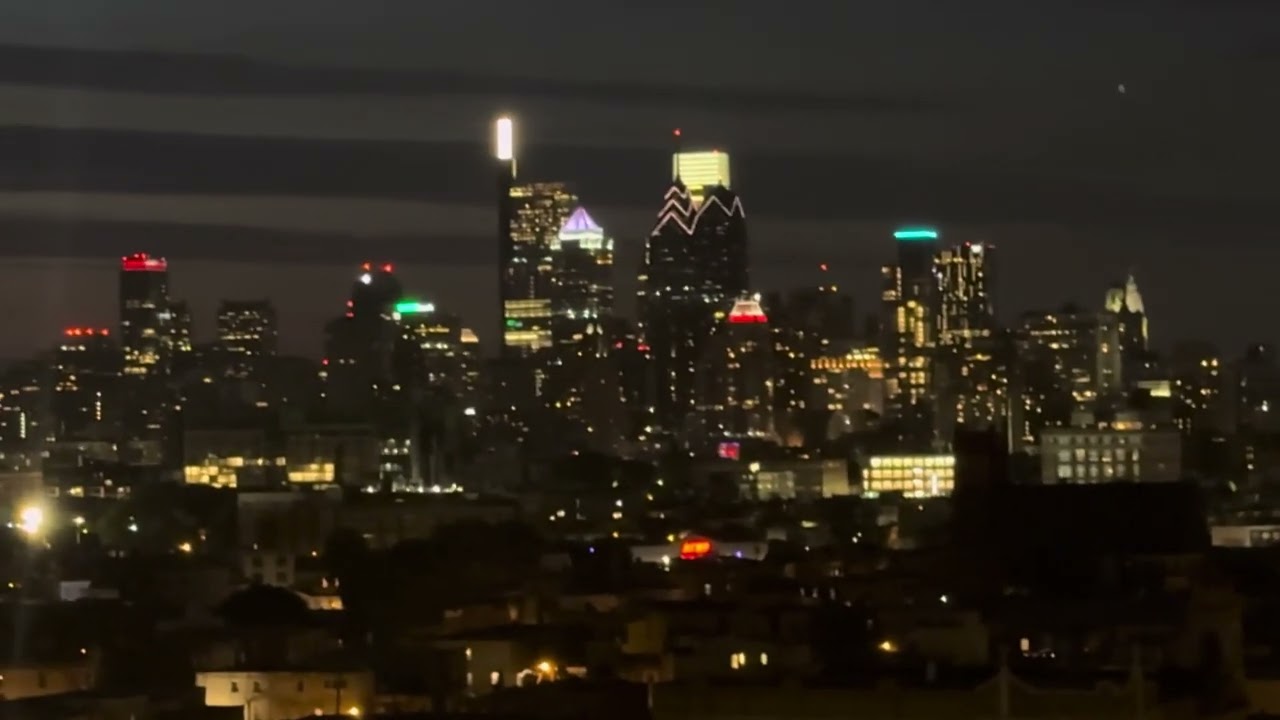 CARIBOU at Bok Bar, Philadelphia - Making Time - Aug 10, 2024. Skyline sunset