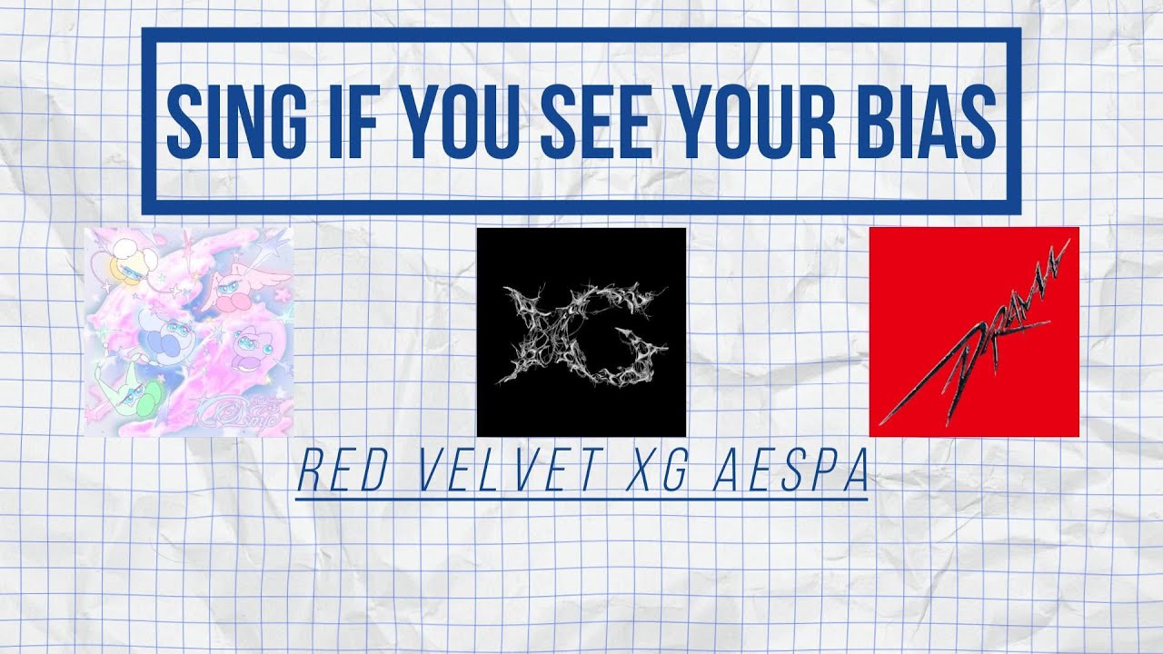 Sing If You See Your Bias! - Pack 1 (Red Velvet - XG - Aespa)