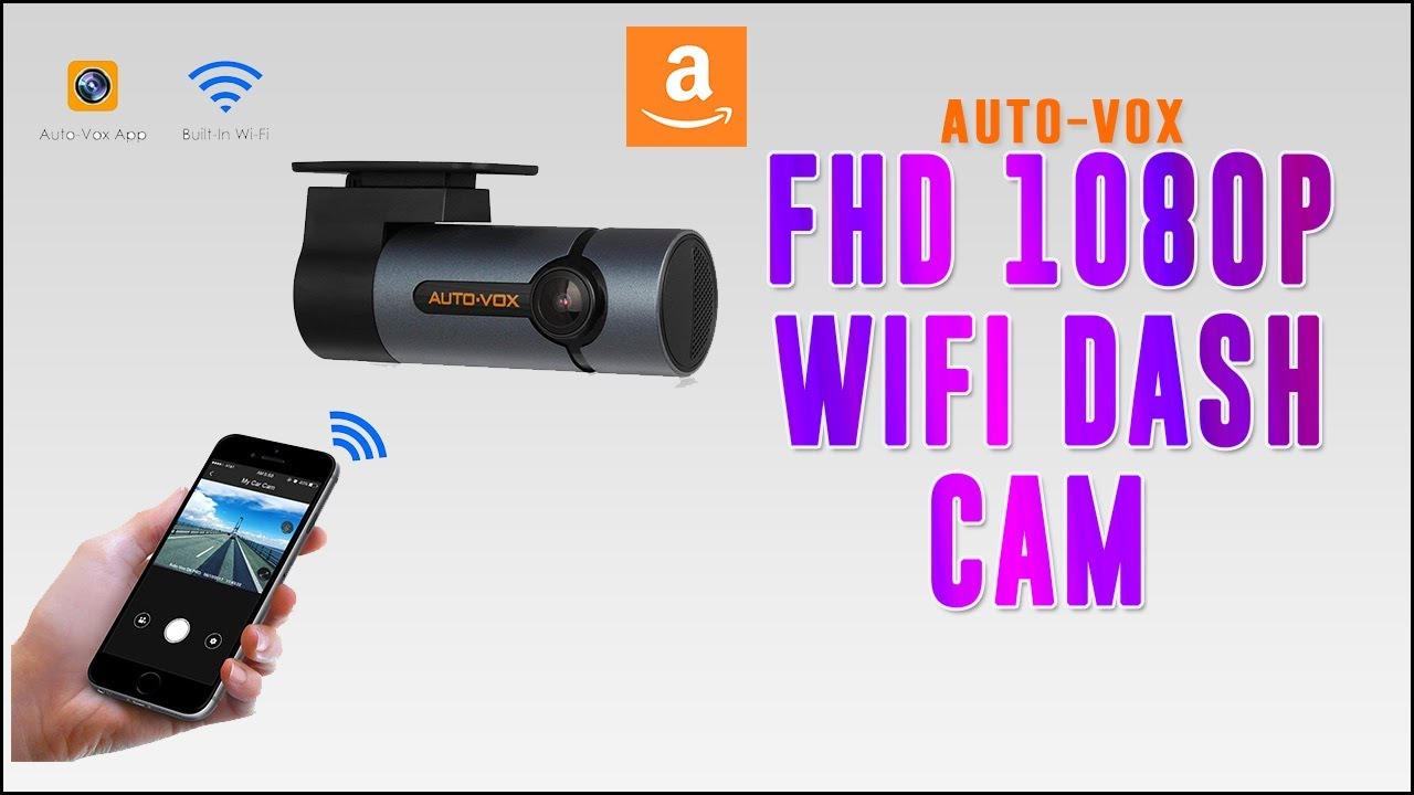 Upgraded AUTO-VOX WiFi Dash Cam D6 Pro FHD 1080P