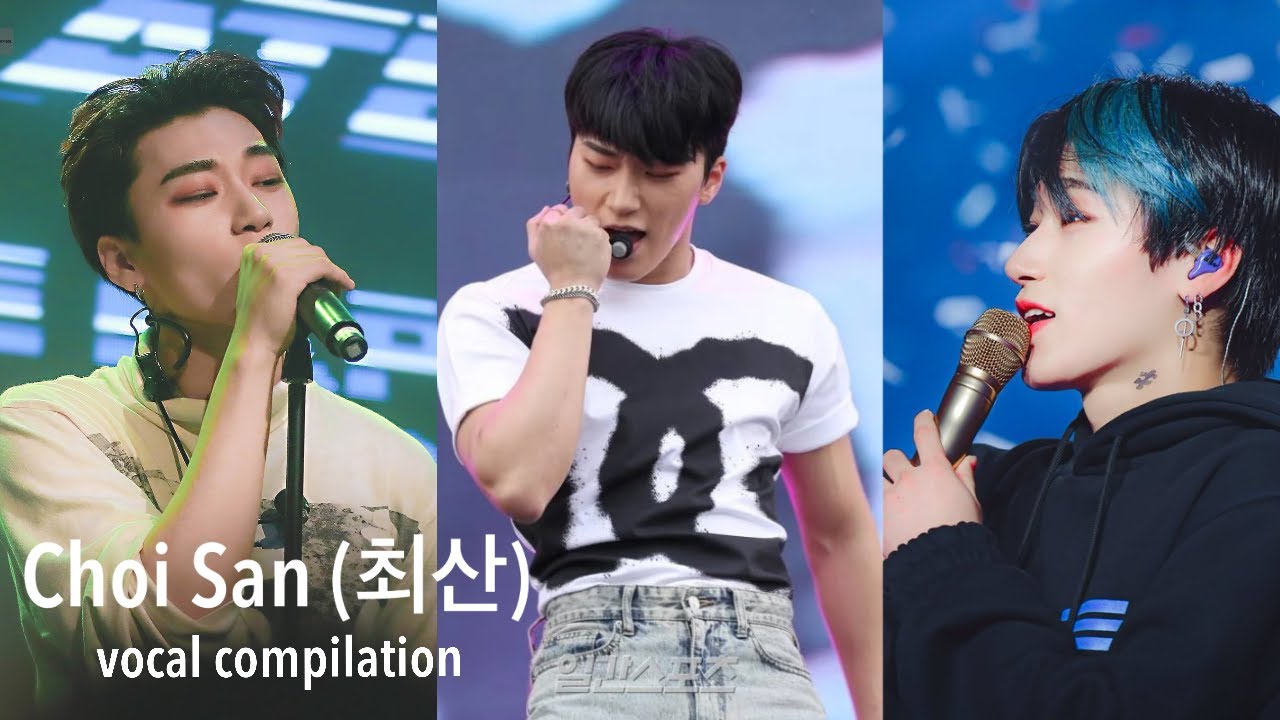 Choi San (최산) live vocal compilation