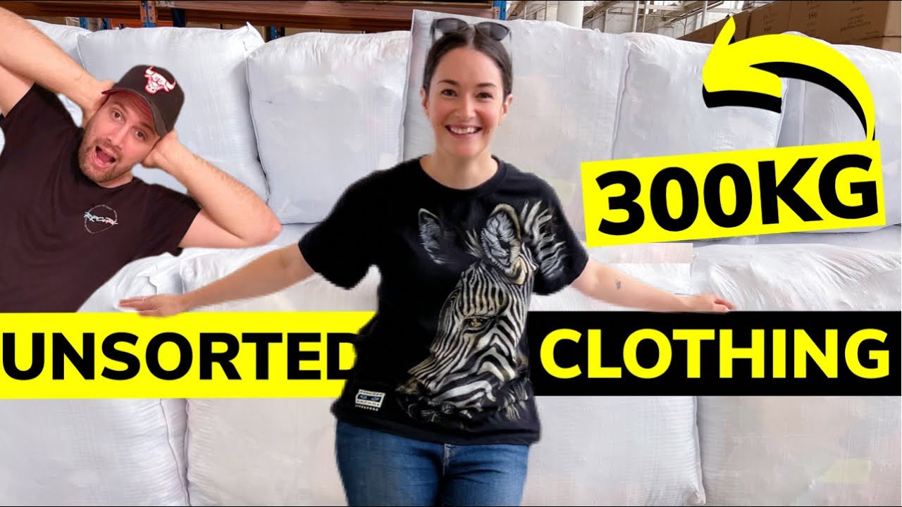 What It's REALLY Like To Open Unsorted Clothing Bales - 300KG of Second Hand Clothing