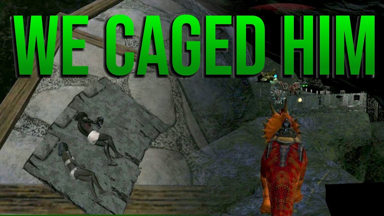 Caging & Raiding an OP Base Location! Ark MTS
